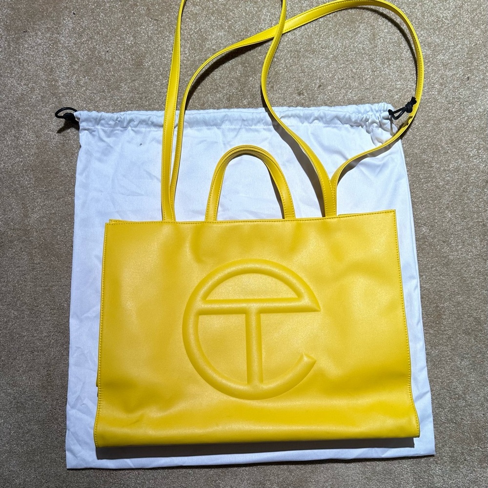 Telfar Shopping Bag - Large Yellow